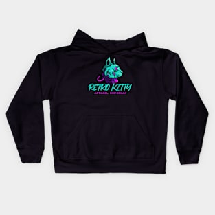 Retro Kitty! Kids Hoodie